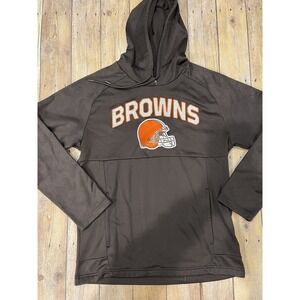 Cleveland Browns Men's Medium NFL Team Apparel Performance Hoodie EUC
